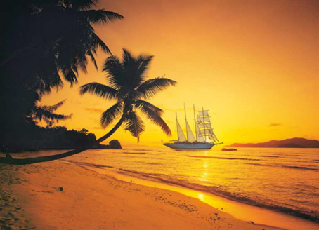 Jigsaw Puzzle - Seychelles at Sunset (#39235) - 1000 Pieces Clementoni