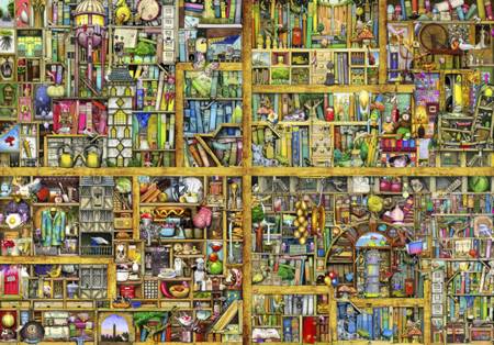 Wooden Jigsaw Puzzle - Shelf Life (800513) - 1000 Pieces