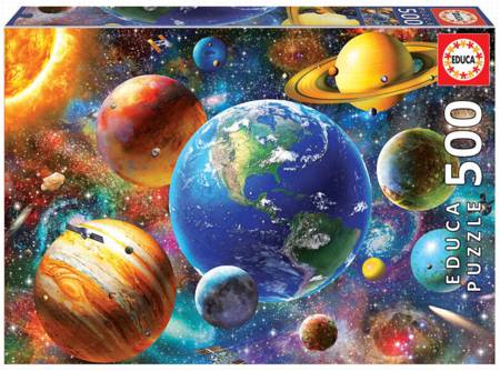 Jigsaw Puzzle - Solar System (18449) - 500 Pieces Educa