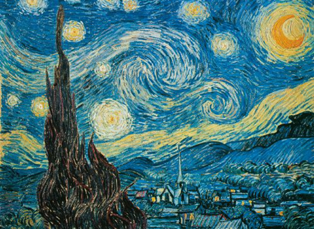 Jigsaw Puzzle - Starry Night (#30314) - 500 Pieces Clementoni