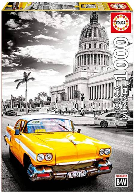 Jigsaw Puzzle - Taxi in Havana (#17690) - 1000 Pieces Educa