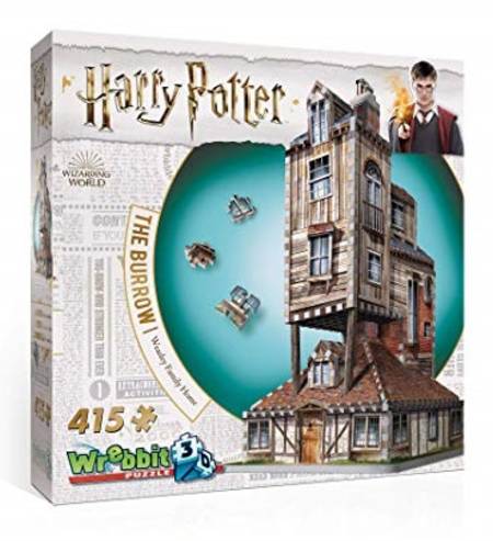 3D Jigsaw Puzzle - The Burrow-Weasley Family Home (W3D-1011) - Wrebbit
