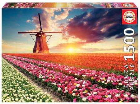 Jigsaw Puzzle - Tulips (18465) - 1500 Pieces Educa