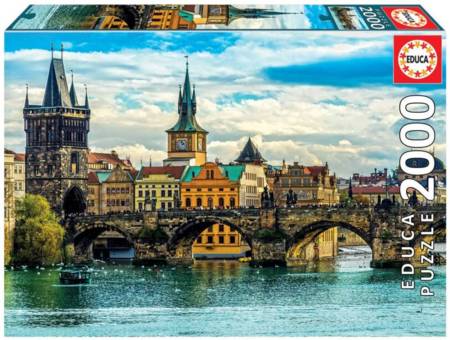 Jigsaw Puzzle - Views of Prague (18504) - 2000 Pieces Educa