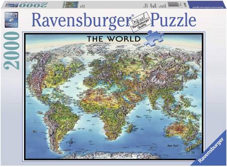 Jigsaw Puzzle - World Map (16683) - 2000 Pieces Ravensburger