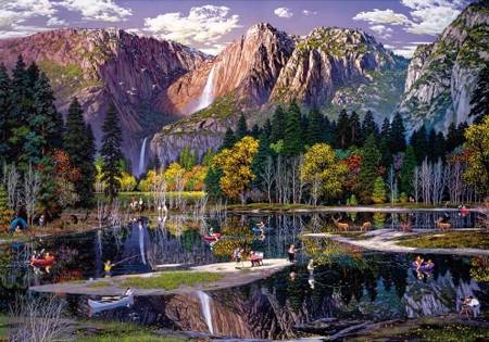 Wooden Jigsaw Puzzle - Yosemite (762105) - 500 Pieces