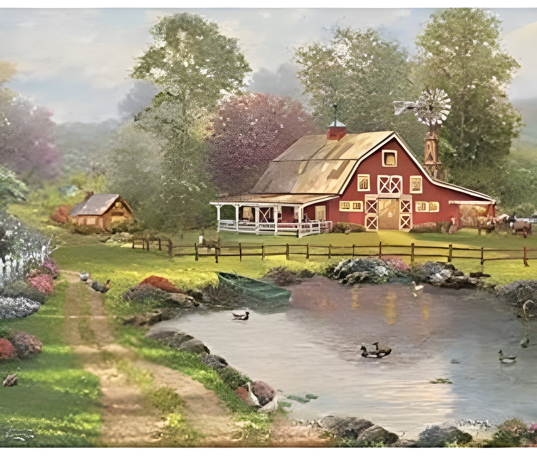 Red Barn Retreat 331085 - 1000 Pieces Ceaco
