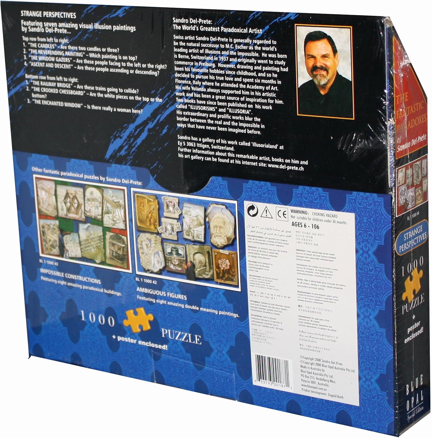 Strange Perspectives – 1000 Piece Puzzle (Blue Opal)