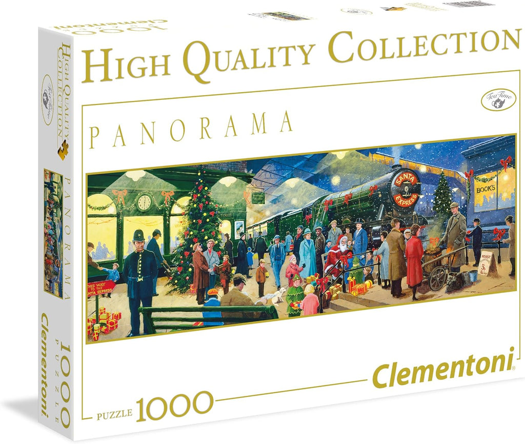 Christmas Santa Express Locomotive – 1000 Piece Puzzle (Clementoni)