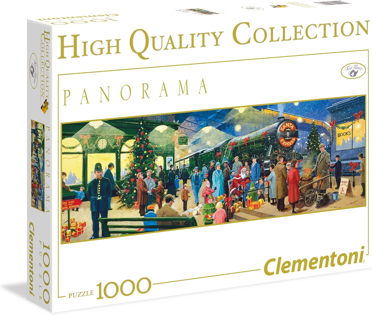 Christmas Santa Express Locomotive – 1000 Piece Puzzle (Clementoni)