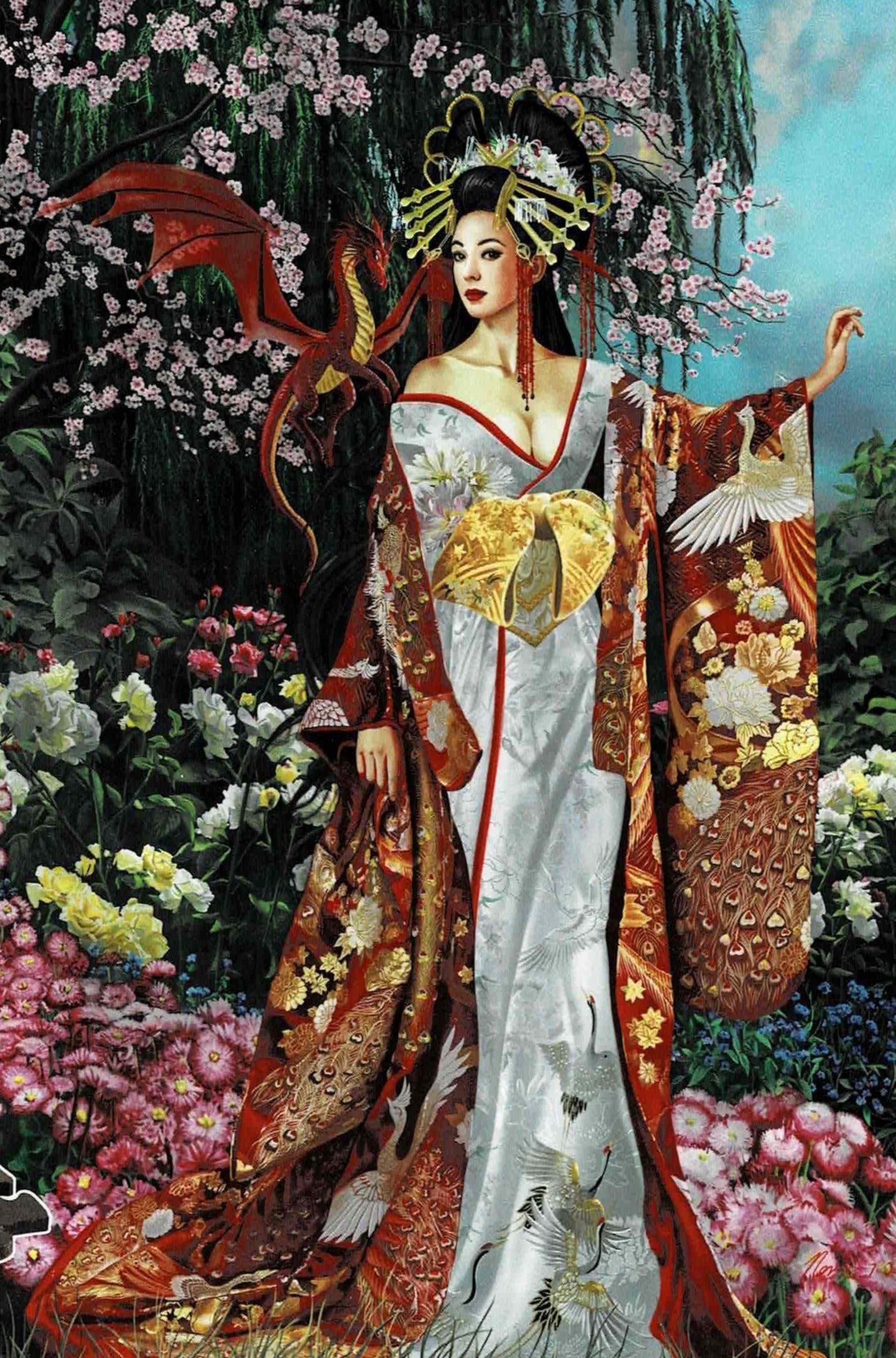 Queen of Silk - 500 Piece Puzzle (Wentworth)