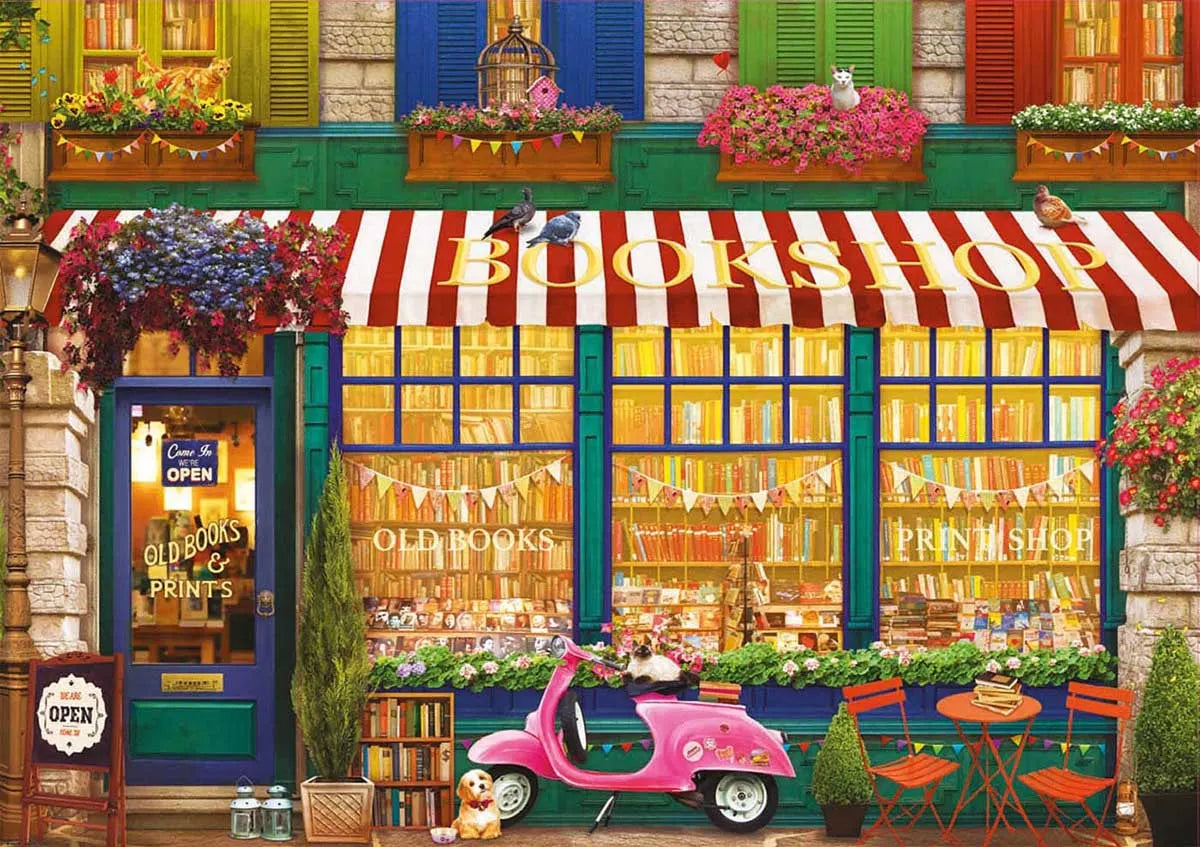 Vintage Bookshop – 4000 Piece Puzzle (Educa)