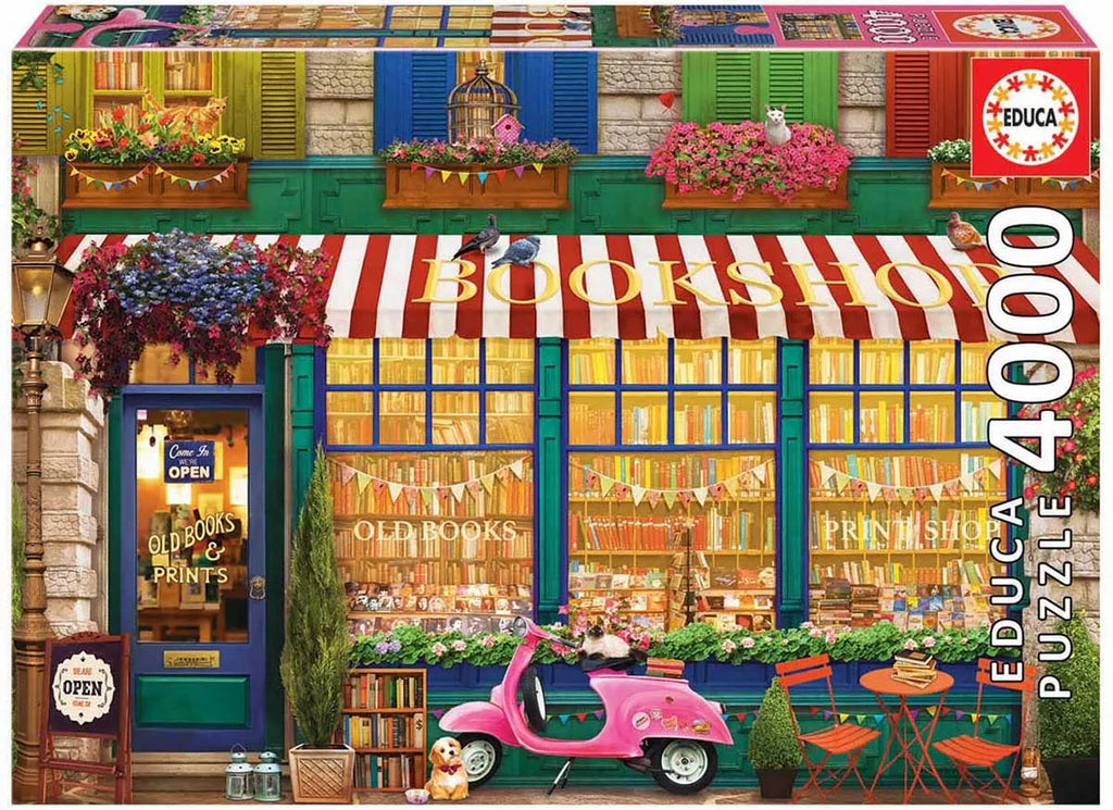 Vintage Bookshop – 4000 Piece Puzzle (Educa)