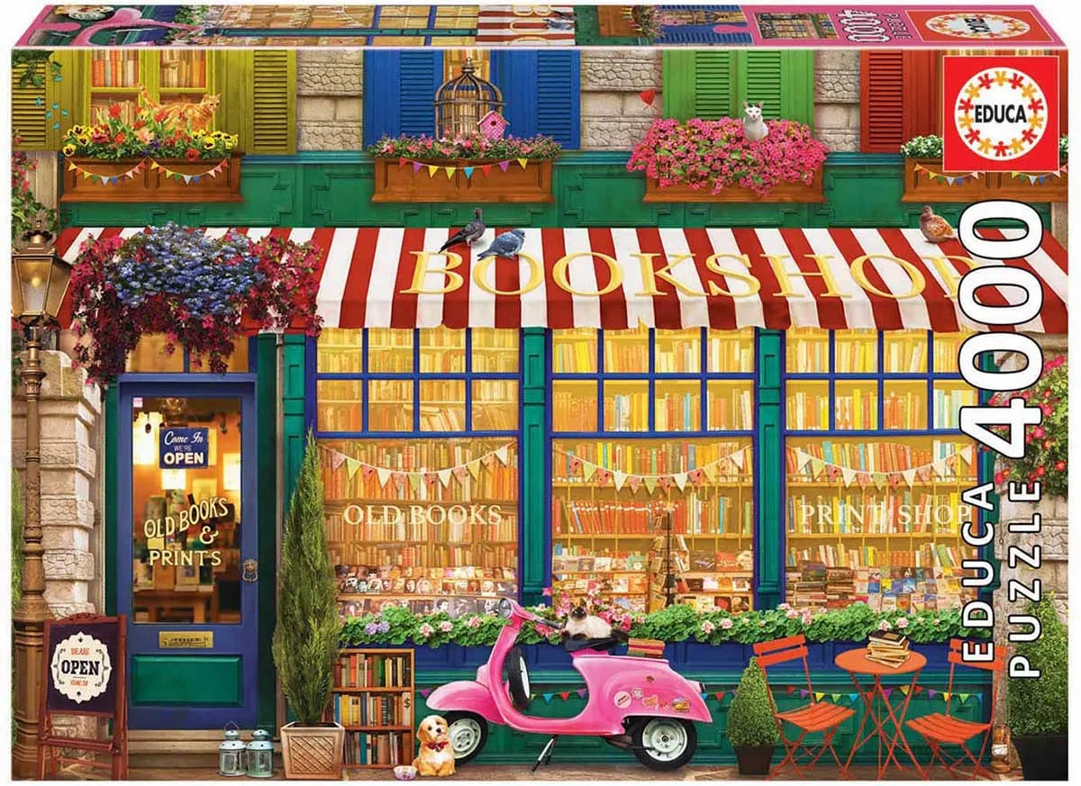Vintage Bookshop – 4000 Piece Puzzle (Educa)