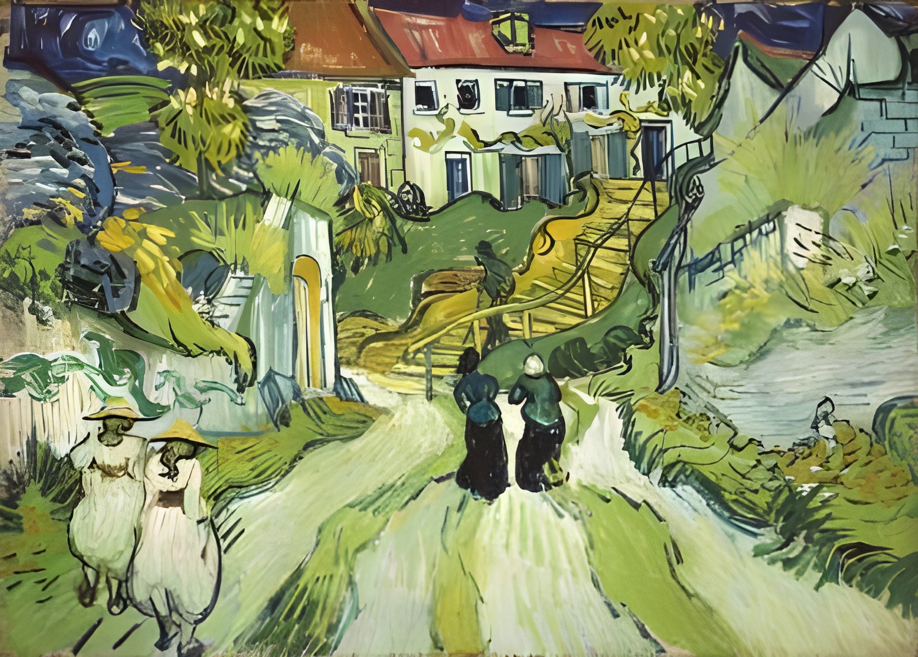 Stairway at Auvers (117528114)