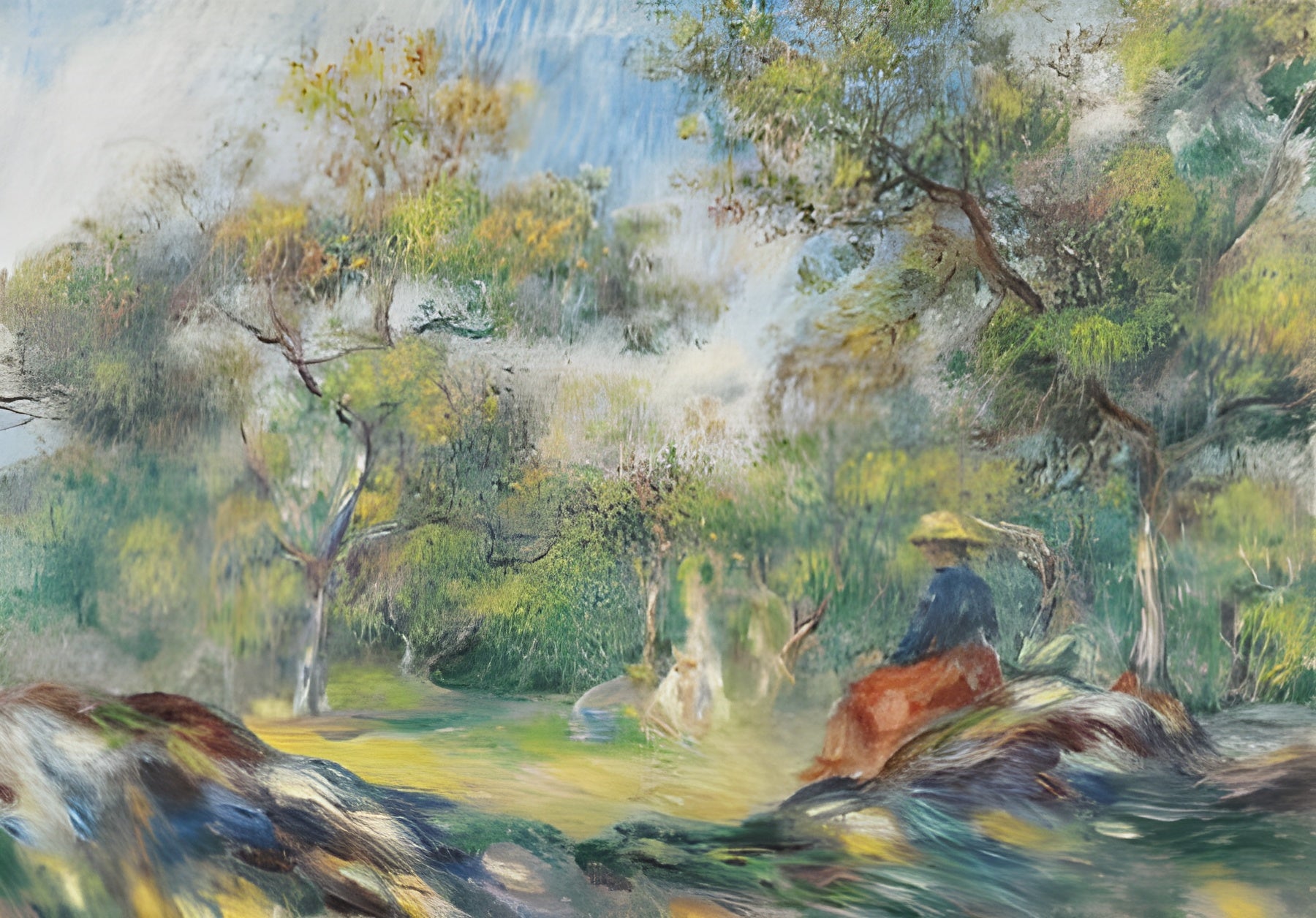 Woman in a Landscape (#801104)