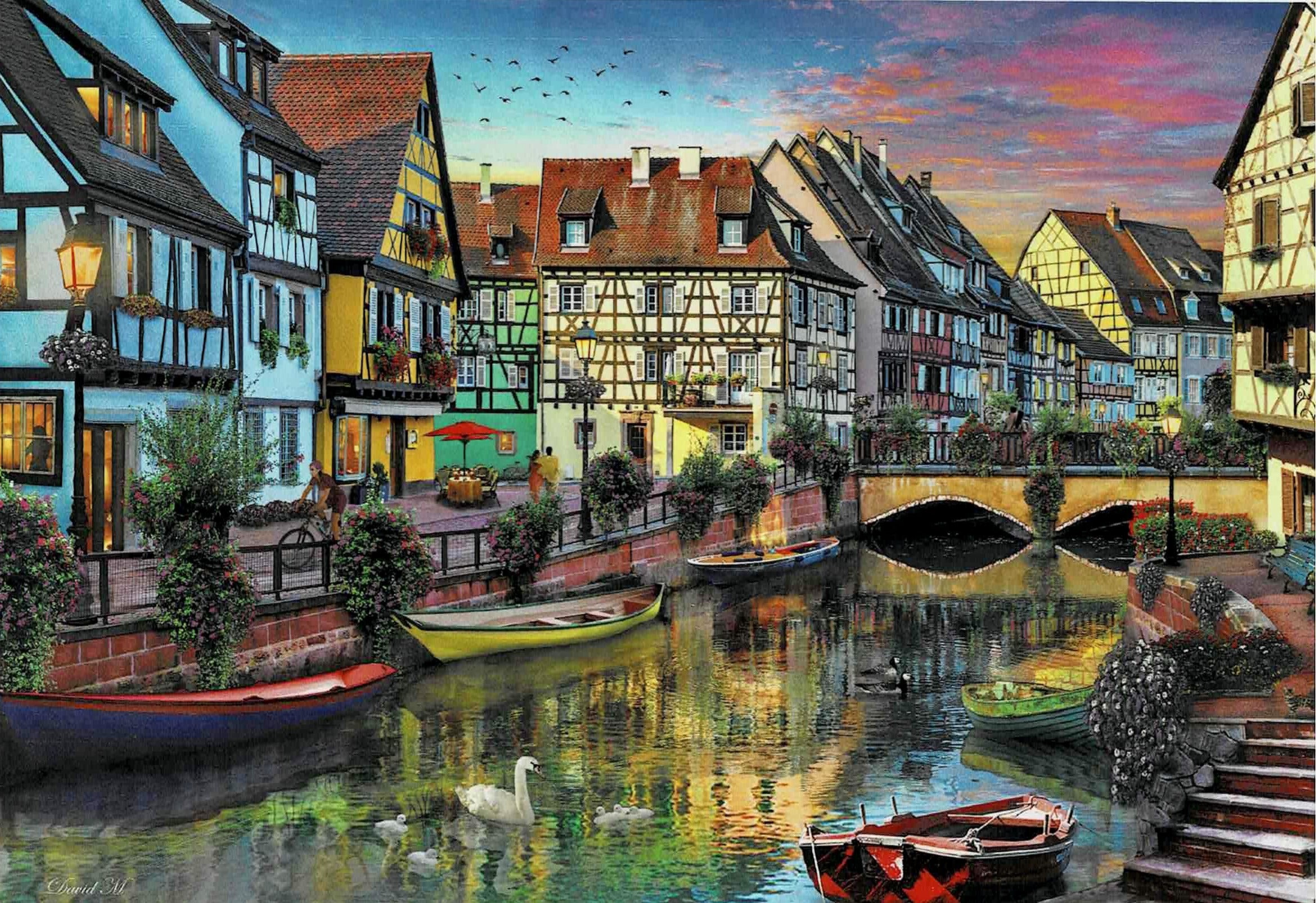 Colmar Canal - 500 Piece Puzzle (Wentworth)