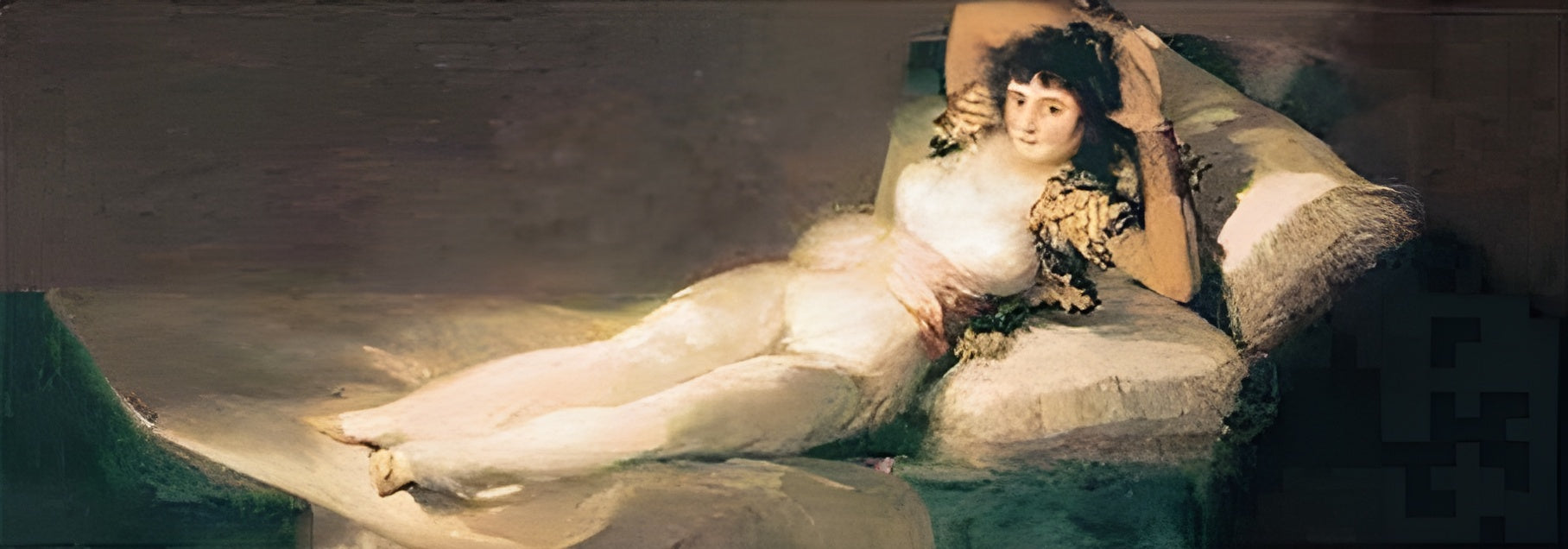 La Maja Vestida (2802N16002G) (Panoramic Image) - 1000 Pieces Ricordi (On Sale!