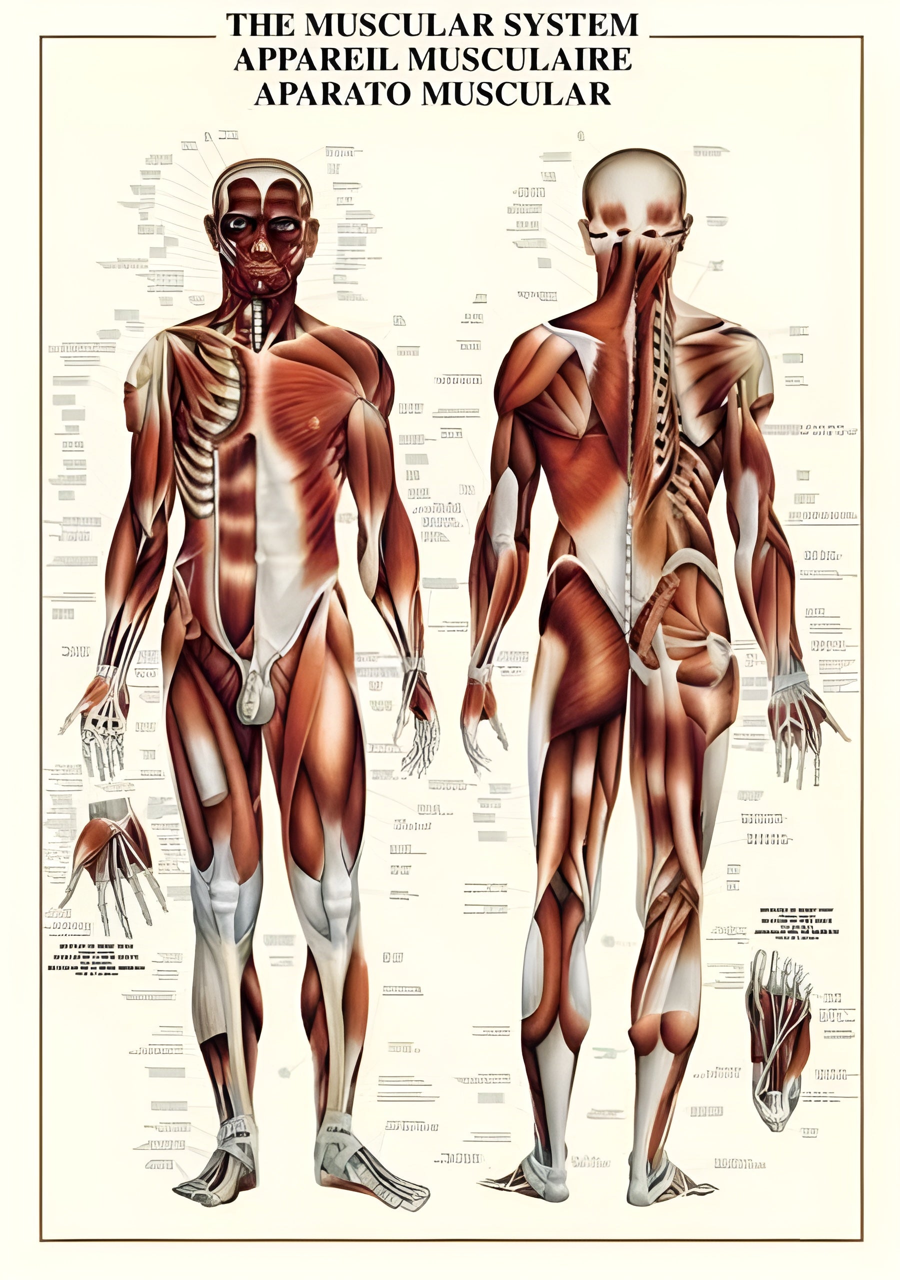 The Muscular System (#2804N00003) - 1000 Pieces Ricordi