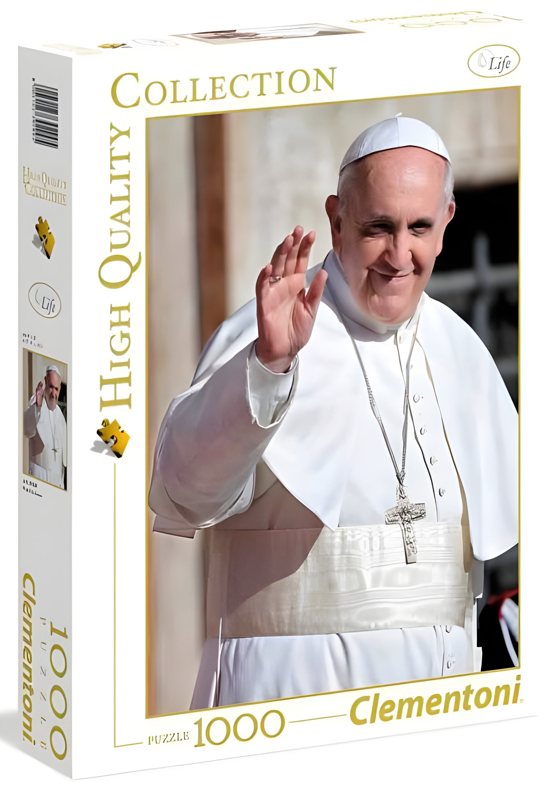 Pope Francis (#39299) - 1000 Pieces Clementoni