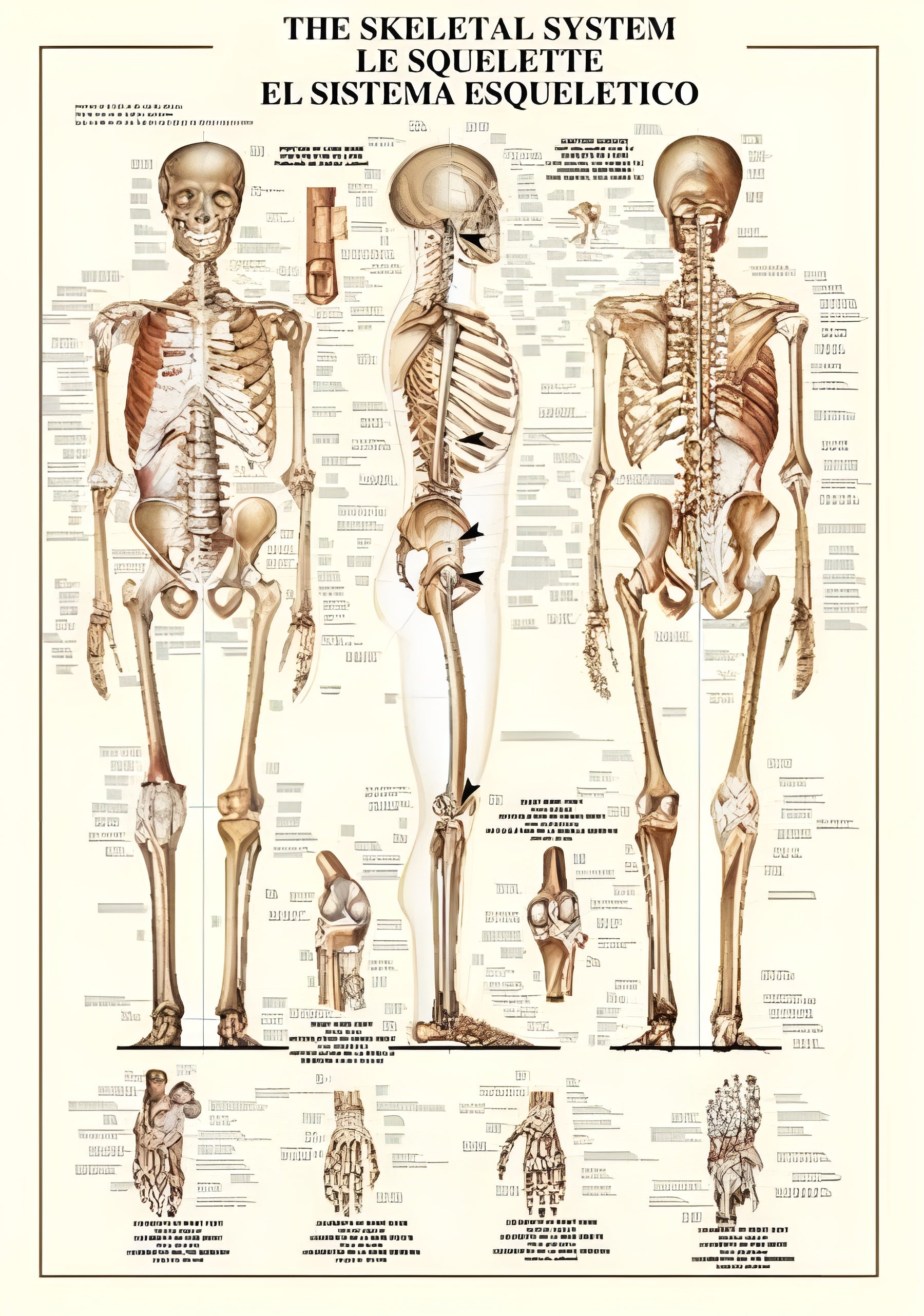 The Skeletal System (#2804N00001) - 1000 Pieces Ricordi